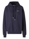 Off-white Hooded Logo Sweatshirt In Black