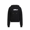 Off-white Off White Off White Hooded Logo Sweatshirt In Black