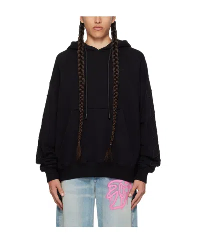 Off-white Black Skate Hoodie In Black Black