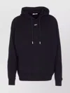 Off-white Hooded Sweater Kangaroo Pocket In Gray