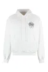Off-white Hooded Sweatshirt In White