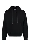 Off-white Hooded Sweater Kangaroo Pocket In Black