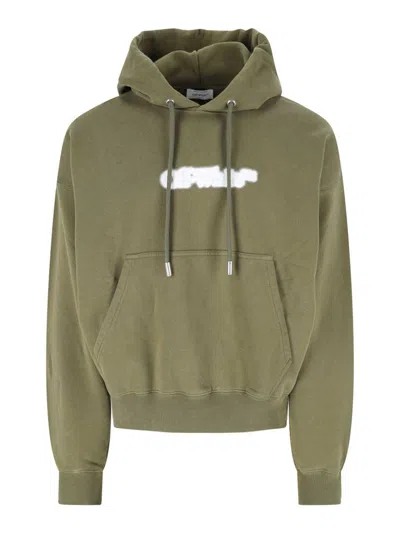 OFF-WHITE HOODED SWEATSHIRT