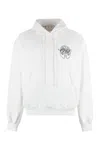 Off-white Hooded Sweatshirt In White