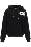 Off-white Shared Skate Hooded Sweatshirt In Black - White (black)
