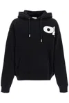 Off-white Shared Logo Skate Hoodie In Black