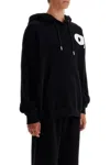 Off-white Shared Logo Skate Hoodie In Black
