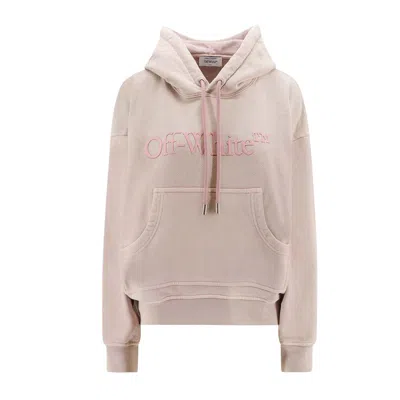 Off-white Hoodie In Burnished Lilac Burnished Lilac