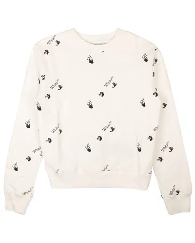 Off-white Man Sweatshirt White Size Xs Cotton