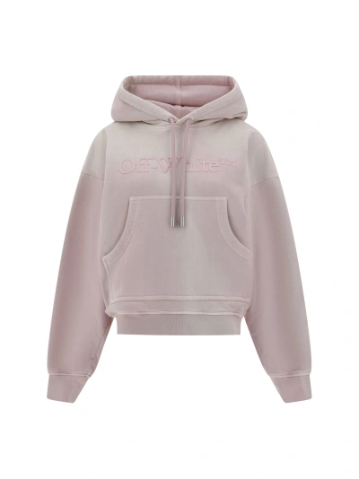 Off-white Hoodie In Lilac