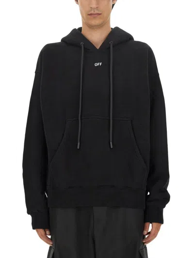 Off-white Hoodie In Black