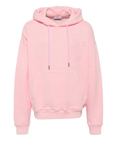 Off-white Hoodie In Pink