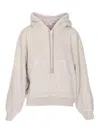 Off-white Maxi Hoodie Laundry With Logo And Patch Pocket In Purple
