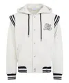 Off-white Varsity-style Hoodie In White