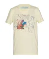 Off-white Illustration Printed T-shirt In Nude