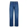Off-white Indigo Blue Cotton Jeans In Blue