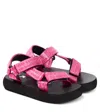 Off-white Industrial Belt Sandals In Pink