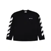 Off-white Ink Arrow 90 S Cotton Long Sleeve T-shirt In Black
