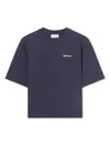 Off-white Ink Arrow Boxy T-shirt In Blue