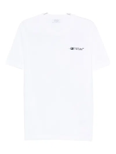 OFF-WHITE OFF WHITE INK ARROW COTTON T-SHIRT