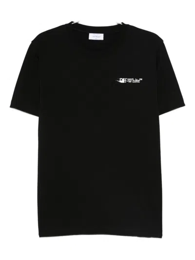 OFF-WHITE OFF WHITE INK ARROW COTTON T-SHIRT