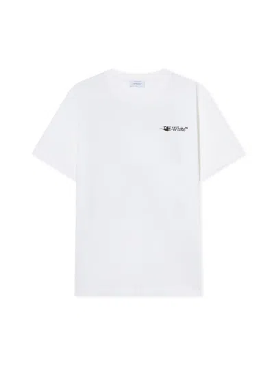 Off-white Ink Arrow Slim Logo Tee In Black