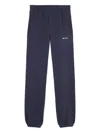 Off-white Ink Logo-print Track Pants In Blue