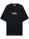 Off-white T-shirt Mit Ironic-print In Schwarz