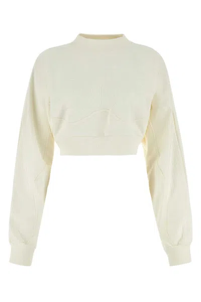 OFF-WHITE OFF-WHITE IVORY COTTON OVERSIZE SWEATSHIRT