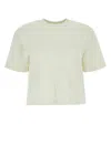 Off-white Off White Ivory Cotton Oversize T Shirt In White