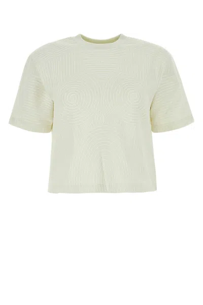 OFF-WHITE WOMEN IVORY COTTON OVERSIZE T-SHIRT, XS LUXURY T-SHIRTS FOR WOMEN DARVEYS