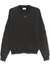 Off-white St Matthew Oversize Sweatshirt In Black