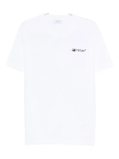 OFF-WHITE IVORY MEN'S T-SHIRTS AND POLOS