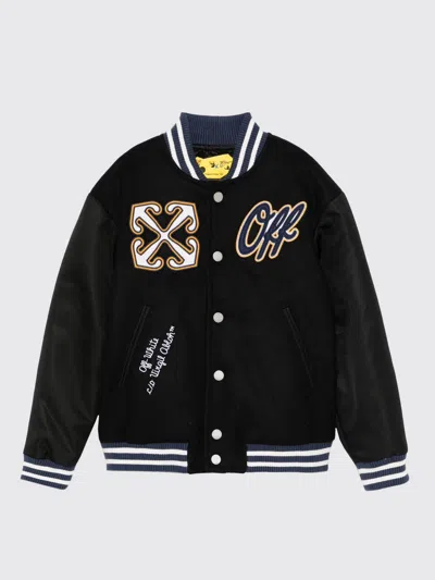Off-white Jacket  Kids Kids Color Black