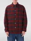 Off-white Long-sleeve Button-up Shirt With Plaid Pattern In Multi