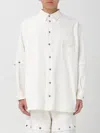 Off-white Off White Embroidered Overshirt In White