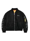 Off-white Jacket With Logo In Black
