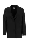 Off-white Off White Black Drill Oversize Blazer In Black