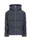 Off-white "down Jacket With Logo Patch In Black