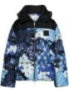 Off-white Blue Padded Down Jacket In Multicolour