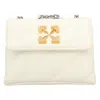 Off-white Women's Jackhammer Quilted Leather Chain Shoulder Bag In White