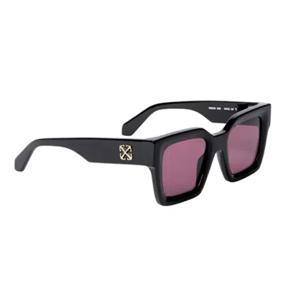 Off-white Jackson Burgundy Square Unisex Sunglasses Oeri13i 1028 50