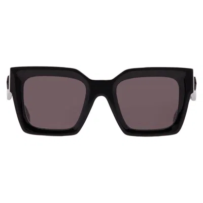 Off-white Jackson Dark Grey Square Unisex Sunglasses Oeri13i 1307 50 In Black