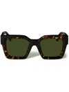Off-white Jackson Tortoiseshell-effect Sunglasses In Brown