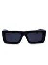 Off-white Jacob Rectangle-frame Sunglasses In Black