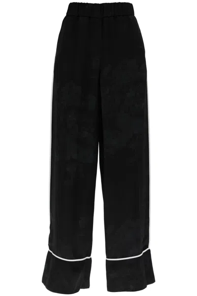 OFF-WHITE OFF-WHITE JACQUARD PIJAMA PANTS WOMEN