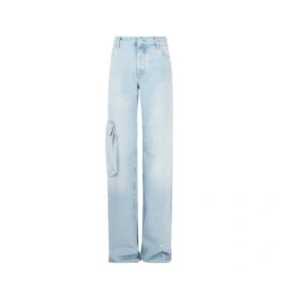 OFF-WHITE JEAN LARGE EN COTON