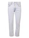 Off-white Logo Print Slim Jeans