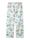 Off-white Fresco-print Jeans In Blue
