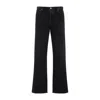Off-white Padded Straight-leg Trousers In Black